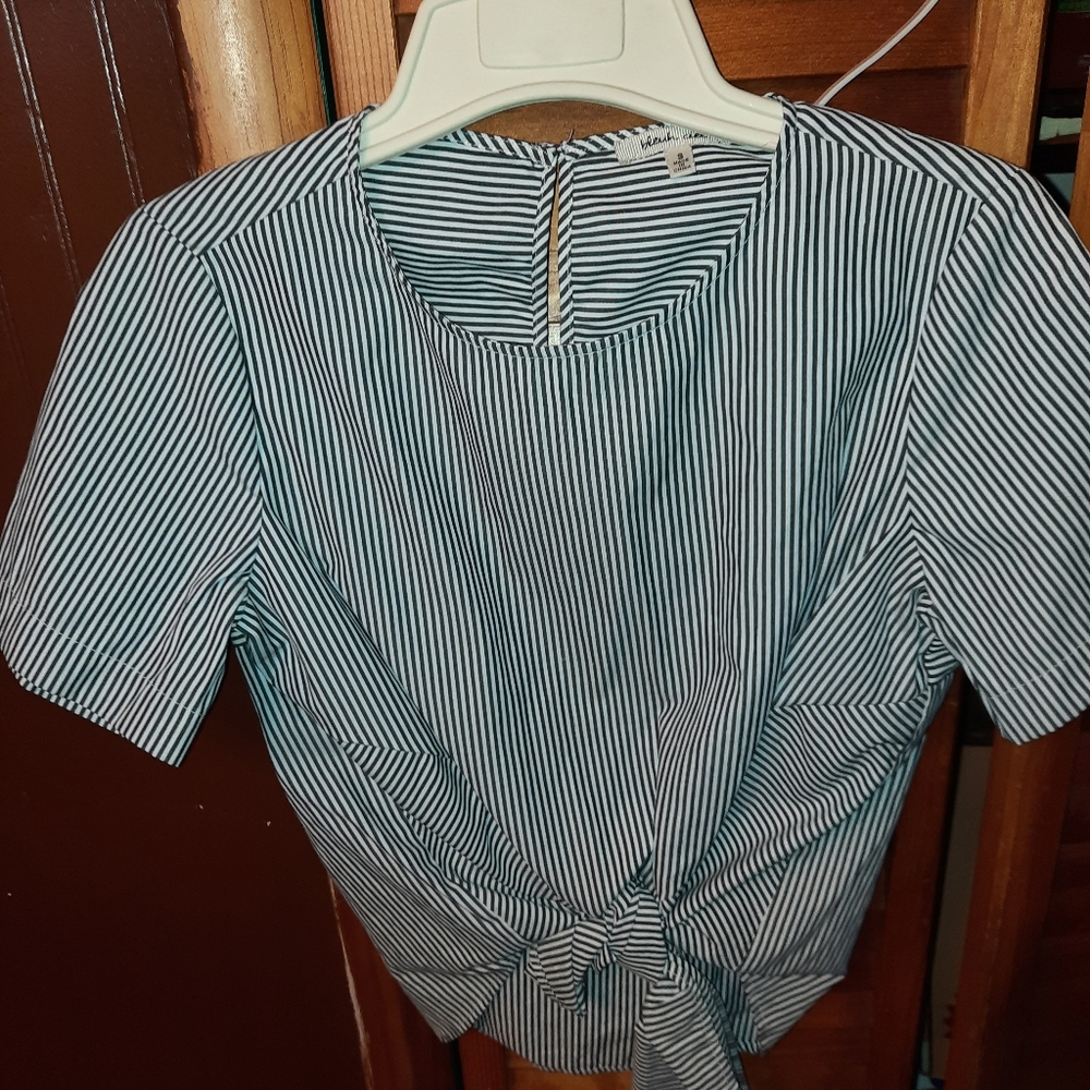 Nwot Striped Bleuh Cielo Top Sz S